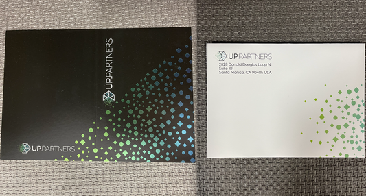 UP.Partners Greeting Card and Envelope (1 of each)